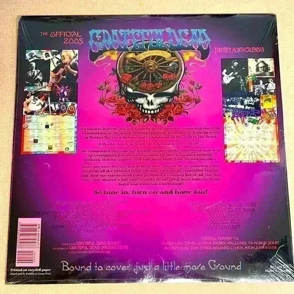 Grateful Dead 2005 Calendar Factory Sealed NWT - Picture 2 of 4